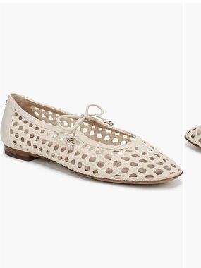 SAM EDELMAN Marcie Ballet Flat in Modern Ivory Size US 6.5